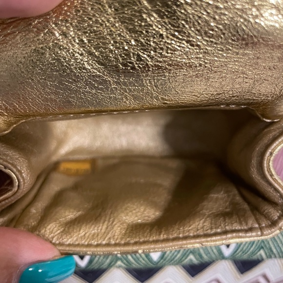 🦢Vintage Chanel vintage ankle mini bag light gold rare to find gorgeous treasure - Picture 12 of 15